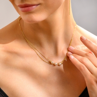 Colier argint I Miss You