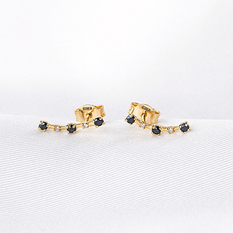 14 K Gold Earrings Diamonds Loving Every Moment