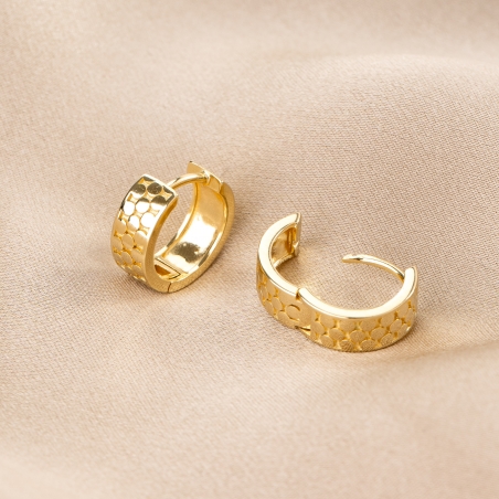 Cercei argint Emboss RevÃ¨ra gold