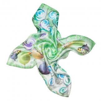 Silk Scarf Gaia sweets pistachio