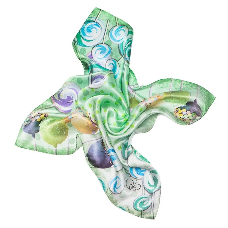 Silk Scarf Gaia sweets pistachio