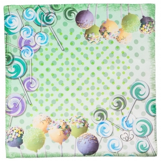 Silk Scarf Gaia sweets pistachio
