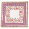 Esarfa matase naturala Marina D`Este twill paisley white