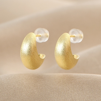 Sterling Silver Earrings The Urban Essencial gold