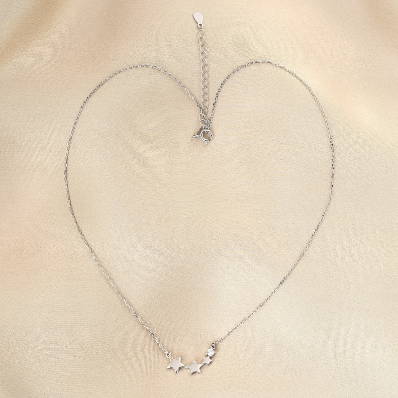 Sterling Silver Necklace Ever 3 Stars