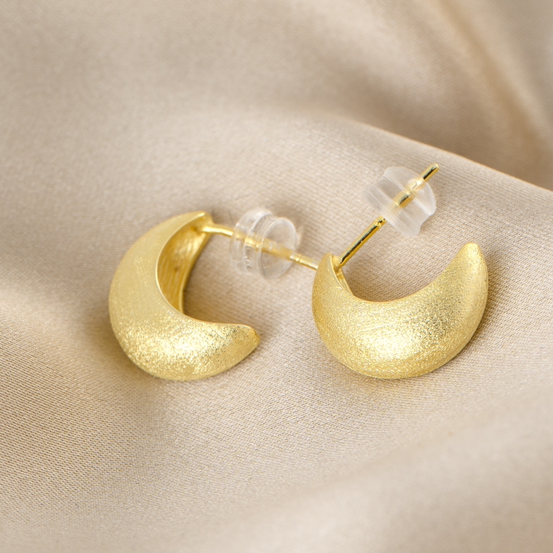 Sterling Silver Earrings The Urban Essencial gold