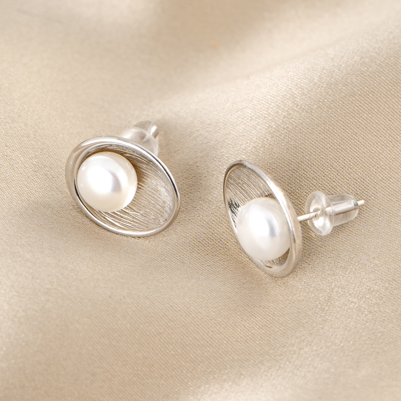 Cercei argint Gossip Pearl