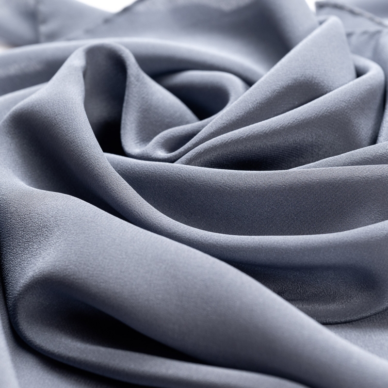 Esarfa matase uni gri Cool Gray 11