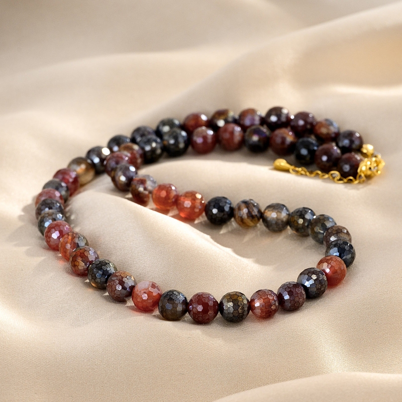 Colier argint Urban Catch agat electroplacat