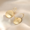 925 Sterling Silver Earrings I Classici Grande, 23K gold plated