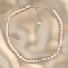 Choker Hot Summer, perle de cultura, lantisor argint culisant silver