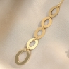 925 Sterling Silver Necklace Vintage Glamour, 23K gold plated