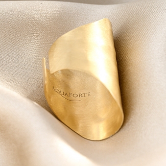 925 Sterling Silver Ring Vintage Fascia Maxi