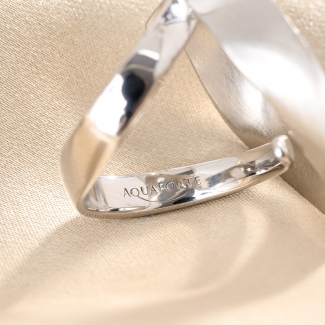 925 Sterling Silver Ring Lune Silver