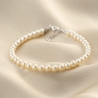 Sterling Silver Bracelet M Just Classy Touch Pearls