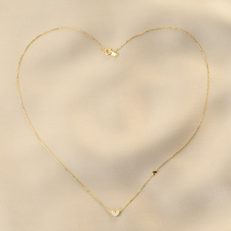 Colier argint 2Your Heart gold