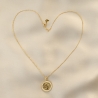 Sterling Silver Necklace Tree of Life gold