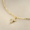 Bratara argint 2Gold Crosses