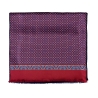 Set Esarfa matase si lana barbati Uomo Umbria bordeaux si Batista matase naturala navy