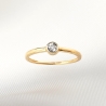 14K Gold Ring 14K with diamond Iconic Solitaire