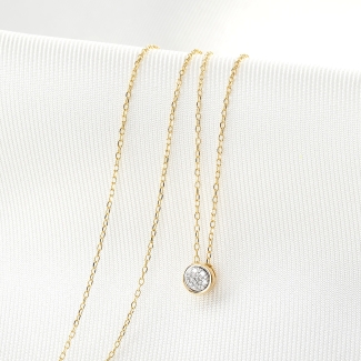 Colier aur 14K cu diamante For Me, Forvever