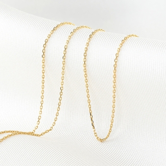 Forzatina 14 K Gold Forzatina Chain, 42 cm