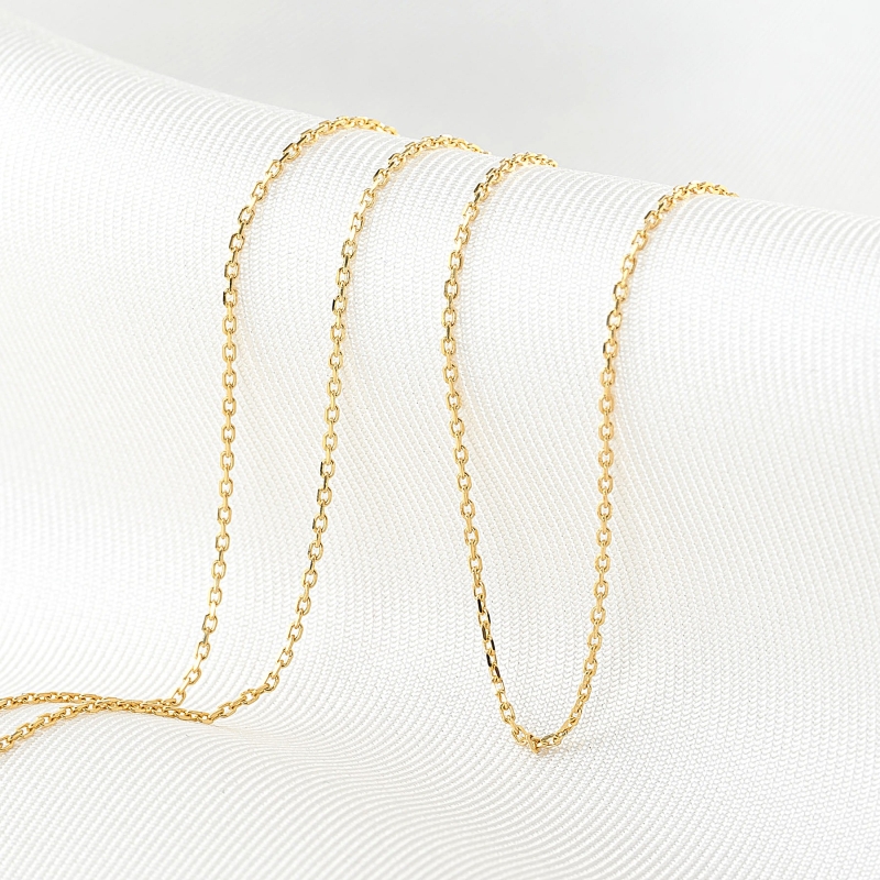 Forzatina 14 K Gold Forzatina Chain, 42 cm