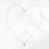 Colier aur 14K cu diamant Believe In