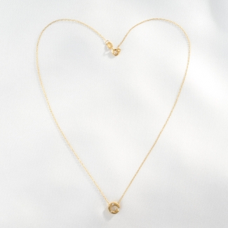 14K Gold Necklace 14K with diamonds Things I Belive In