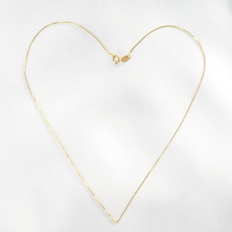 Forzatina 14 K Gold Forzatina Chain, 42 cm