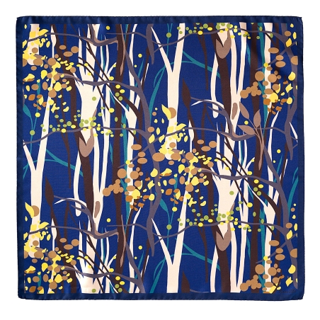 Silk Scarf S twill Unforgettable blue
