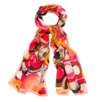 Silk Shawl Solar Bloom