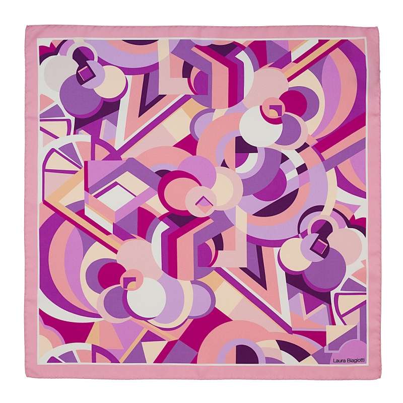 Esarfa matase S twill Metropolis pink