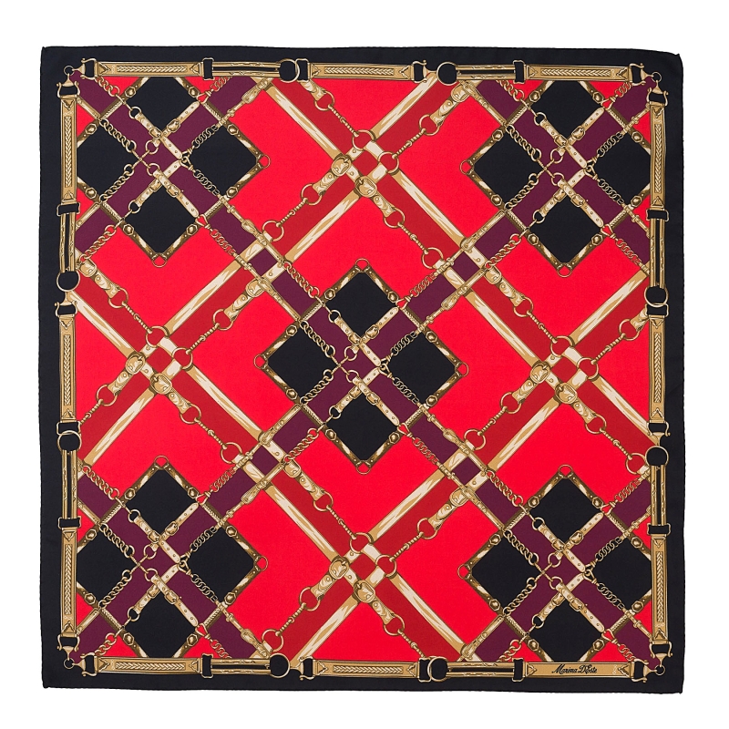 Silk Scarf S twill Timeless Code red