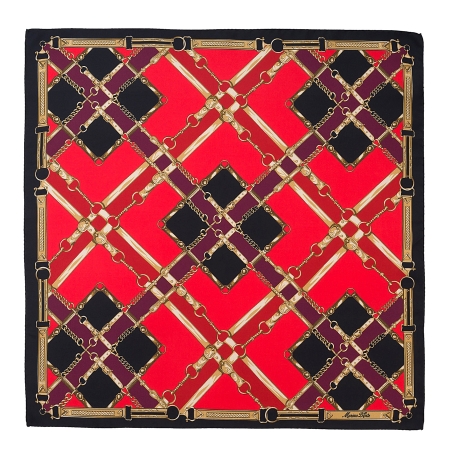 Silk Scarf S twill Timeless Code red