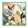 Silk Scarf S twill Reve Floral green