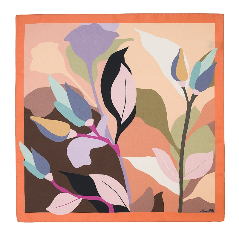 Esarfa matase S twill Reve Floral corai