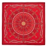 Silk Scarf twill Opend Harmony red