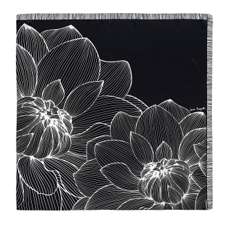 Silk Scarf Code d’Eclat Noir