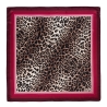 Silk Scarf Wild Elegance bordo