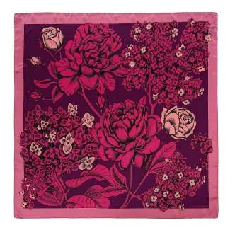 Silk Scarf Crimson Power