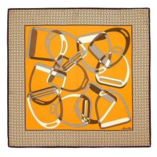 Silk Scarf twill Polo Legacy ochre