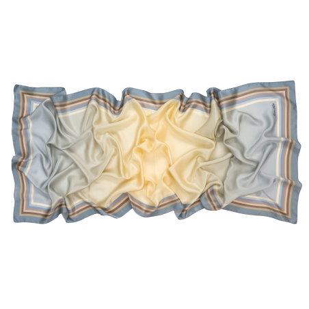 Silk Shawl Exquisite Velvet Mist