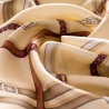Silk Scarf S twill Voyage Elegance beige