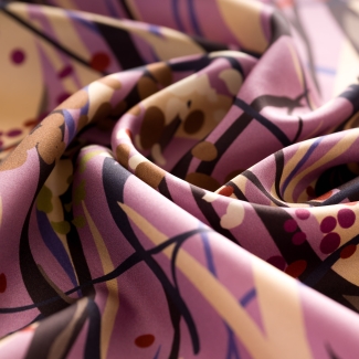 Esarfa matase S twill Unforgettable purple