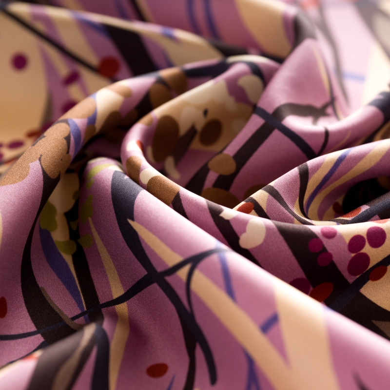 Silk Scarf S twill Unforgettable purple