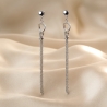 Sterling Silver Earrings Sparkling Party