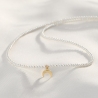 Colier Moony Mood perle scoica si semiluna 14K