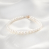 Bracelet Essencial Line pearls 4.5 mm, 14K gold closure