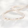 Colier Her Code perle de cultura, sfere de aur 14K